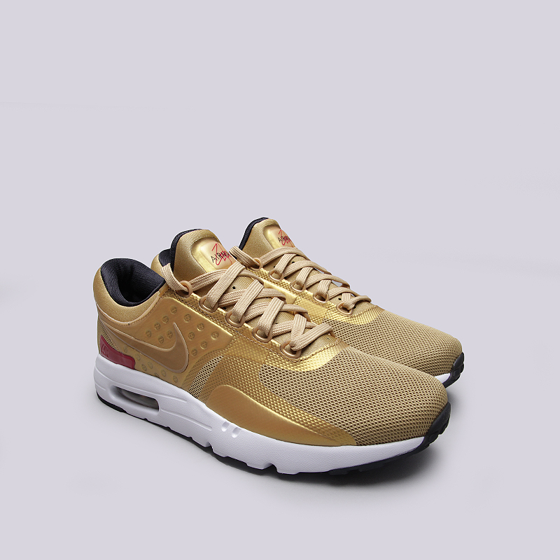 мужские золотые кроссовки Nike Air Max Zero QS 789695-700 - цена, описание, фото 2